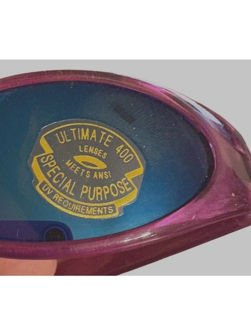 Oval Purple Sunglasses With Ultimate 400 UV Protection Lenses New Summer Y2K